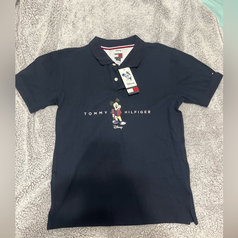 Tommy Hilfiger x Disney Mickey Mouse - Navy Kids Polo NWT